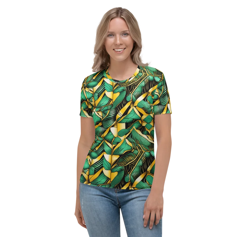 Midas Monstera on Women's Crew Neck T-Shirt — Front