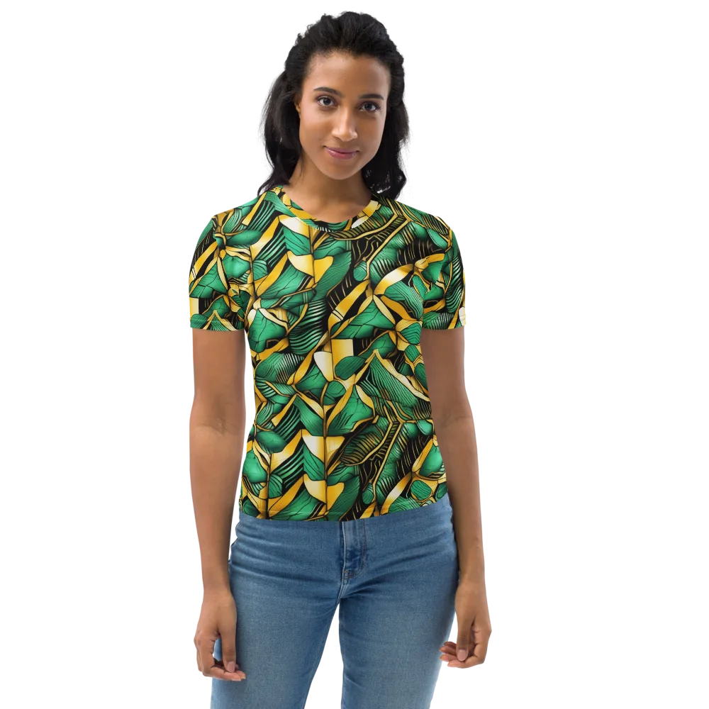 Midas Monstera on Women's Crew Neck T-Shirt — Front