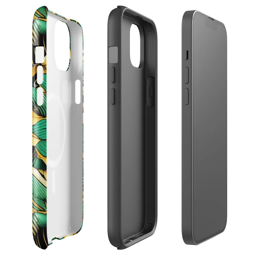 Midas Monstera on MagSafe Tough Case for iPhone® — Front