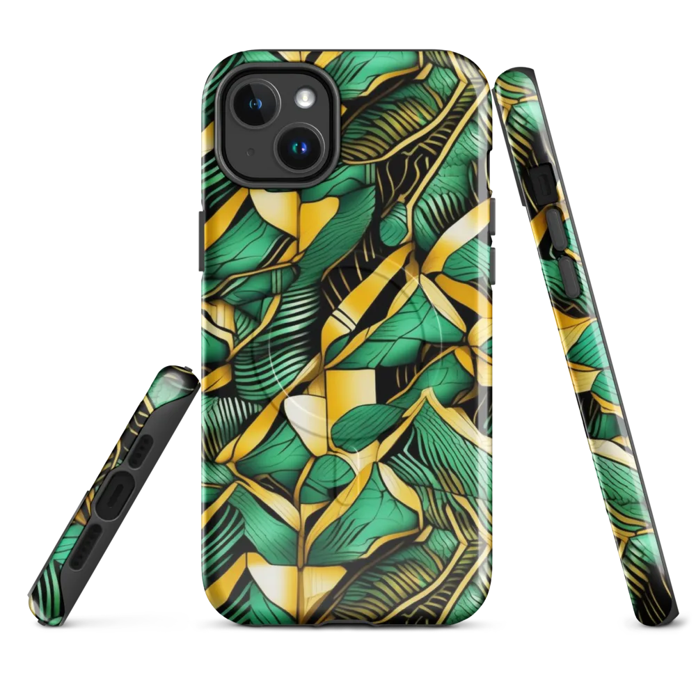 Midas Monstera on MagSafe Tough Case for iPhone® — Front