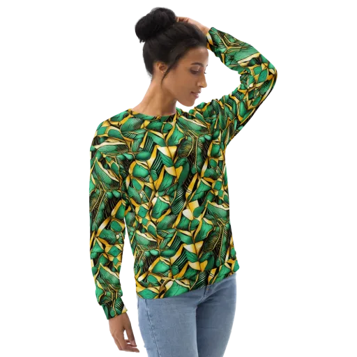 Midas Monstera on a Sweatshirt