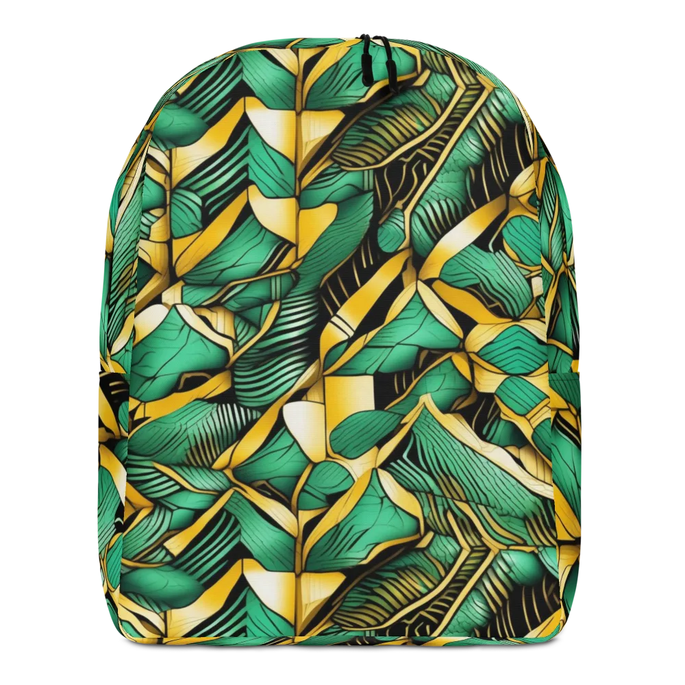 Midas Monstera on Minimalist Backpack — Front