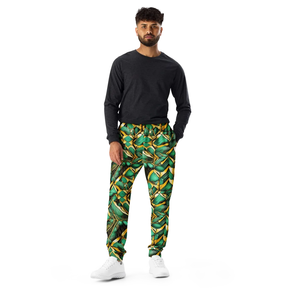 Midas Monstera on Men's Joggers — Front