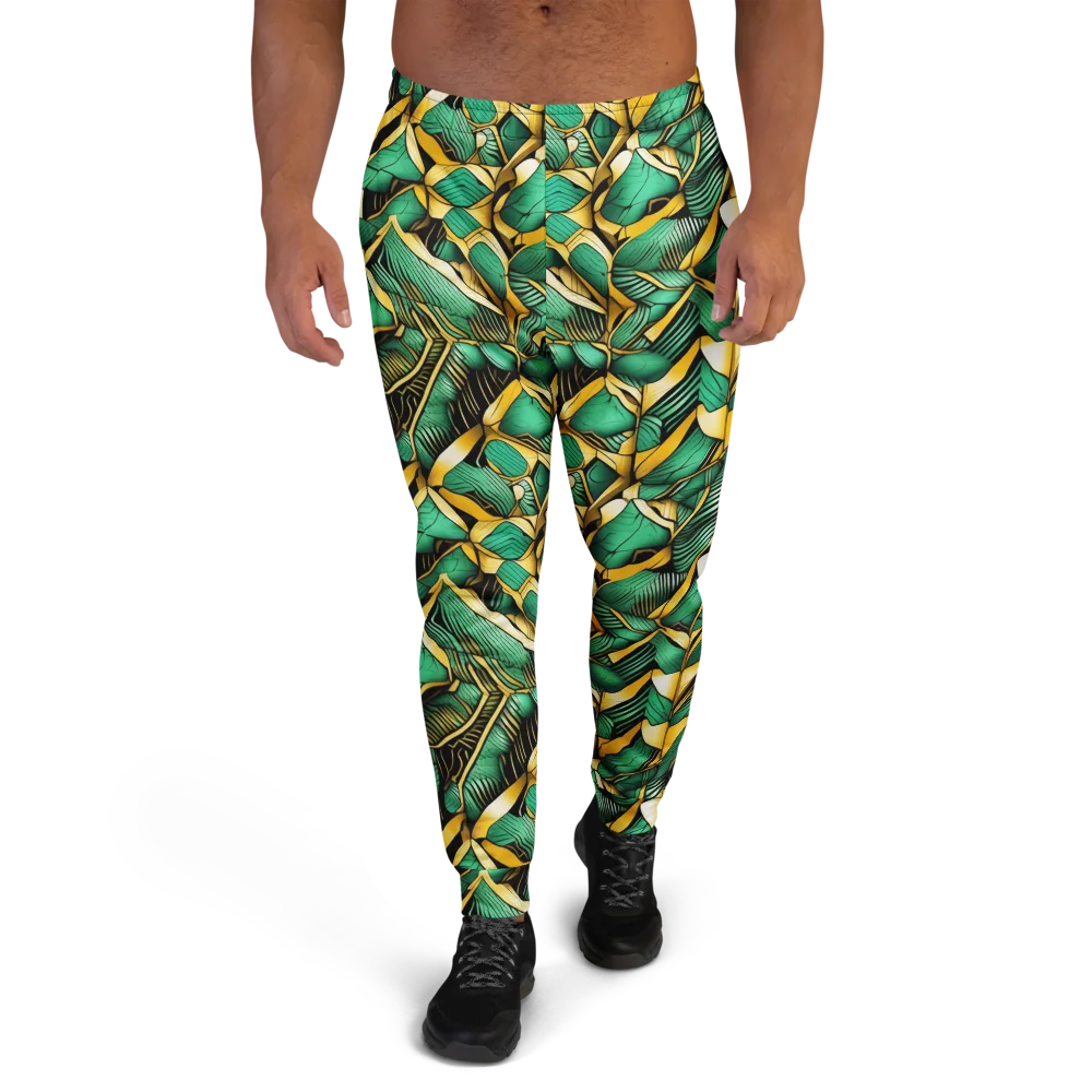 Midas Monstera on Men's Joggers — Front