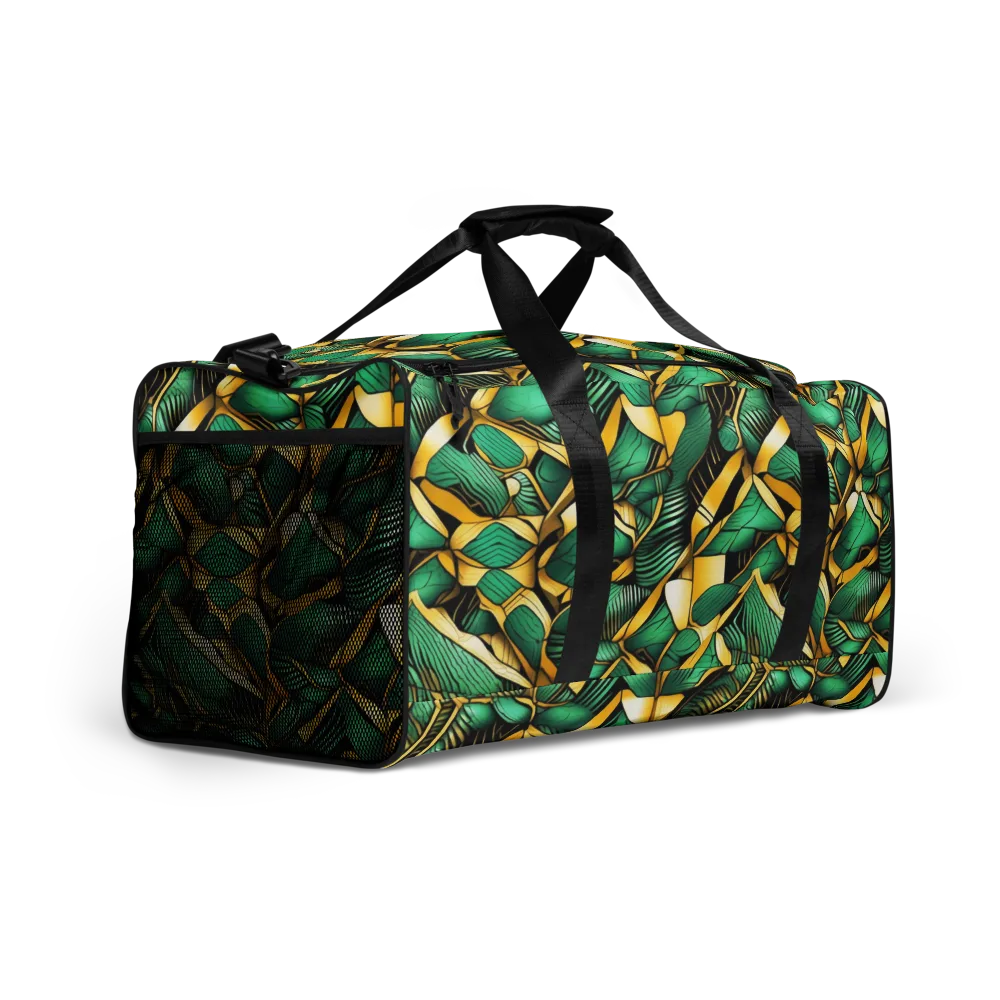 Midas Monstera on Duffle Bag — Right Front