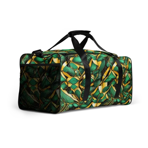 Midas Monstera on a Duffle Bag