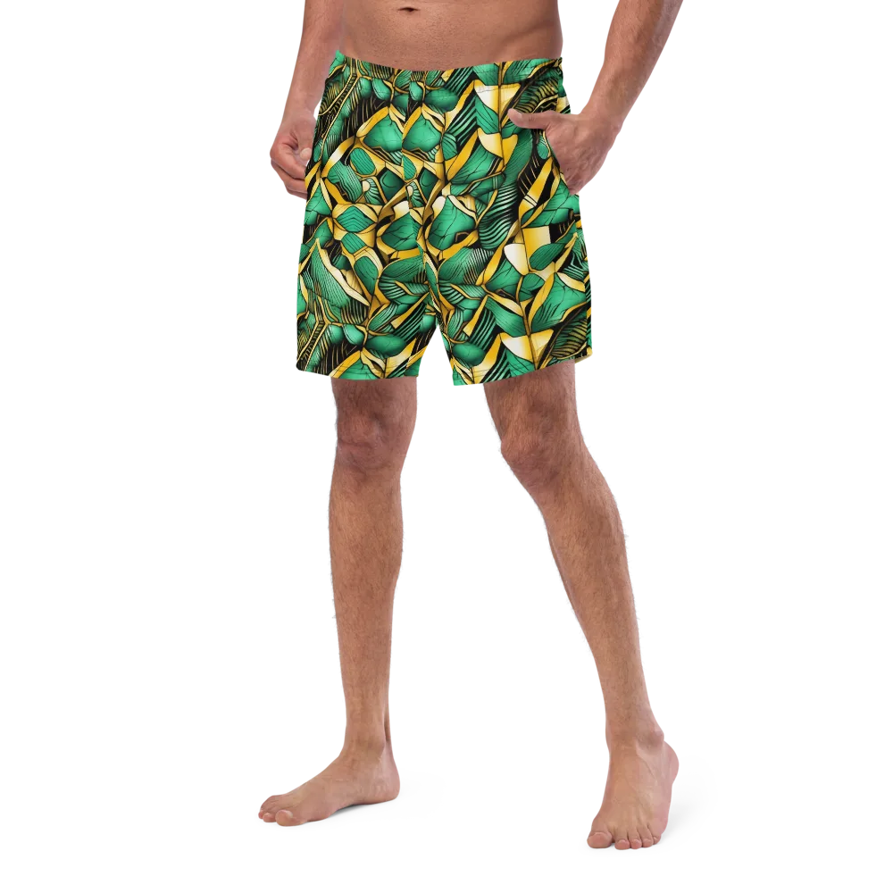 Midas Monstera on Swim Trunks — Left Front