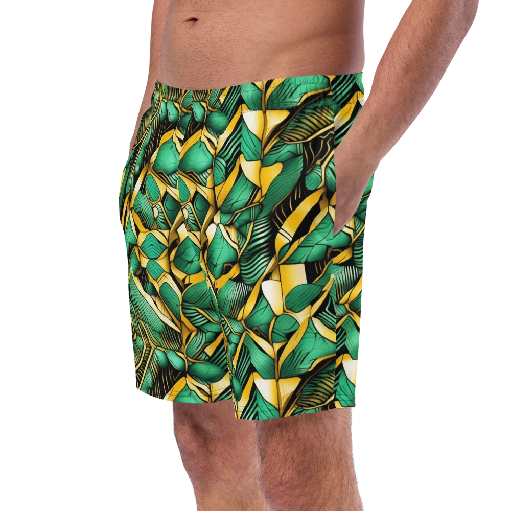 Midas Monstera on Swim Trunks — Left Front