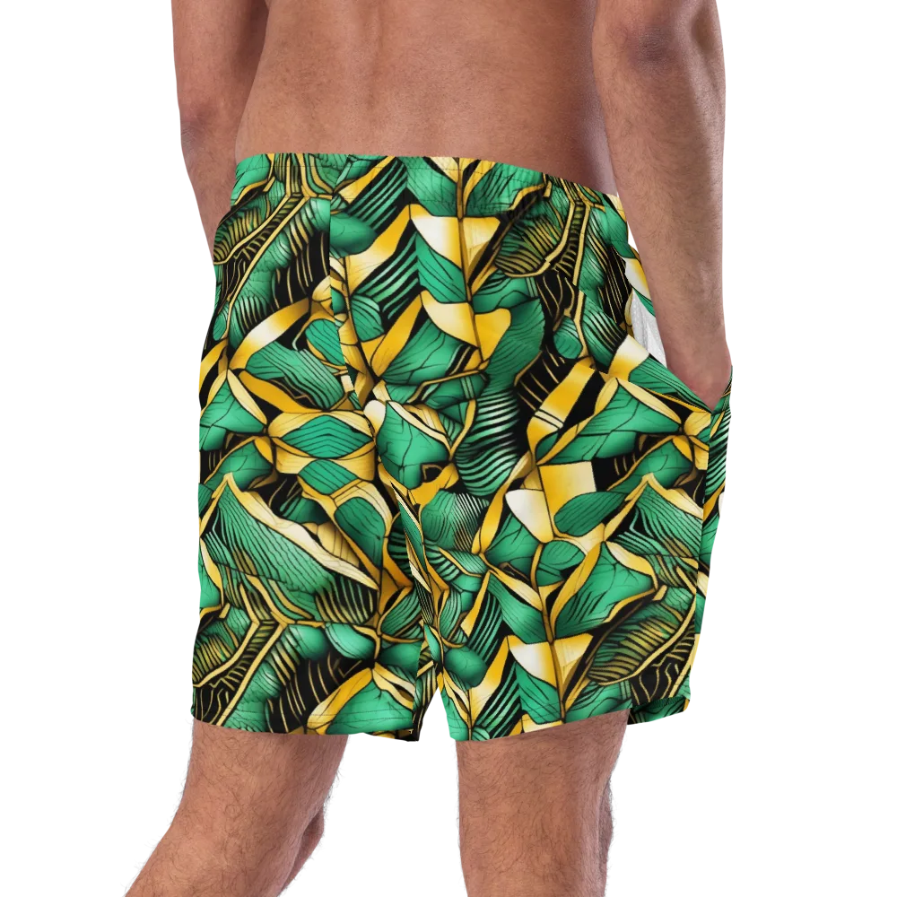 Midas Monstera on Swim Trunks — Right Back