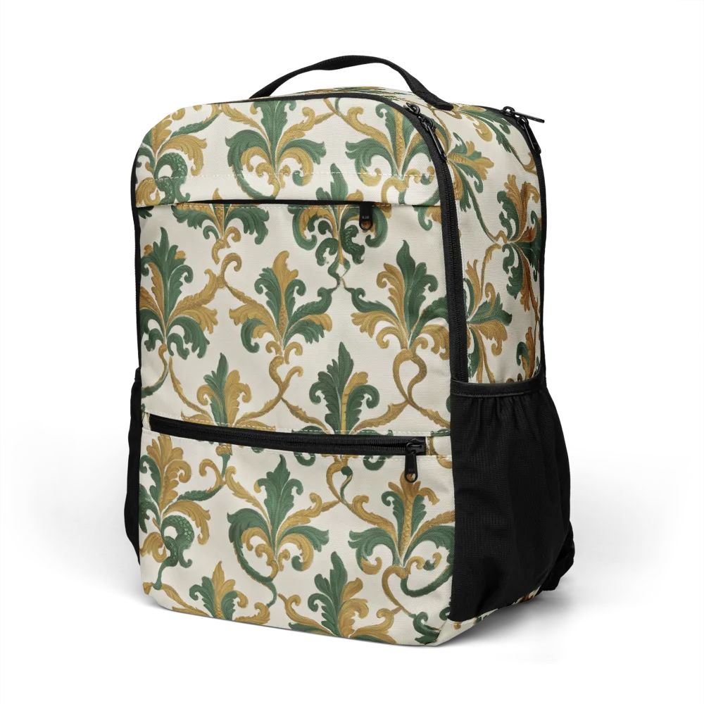 Olive Rocaille on Utility Backpack — Left Front