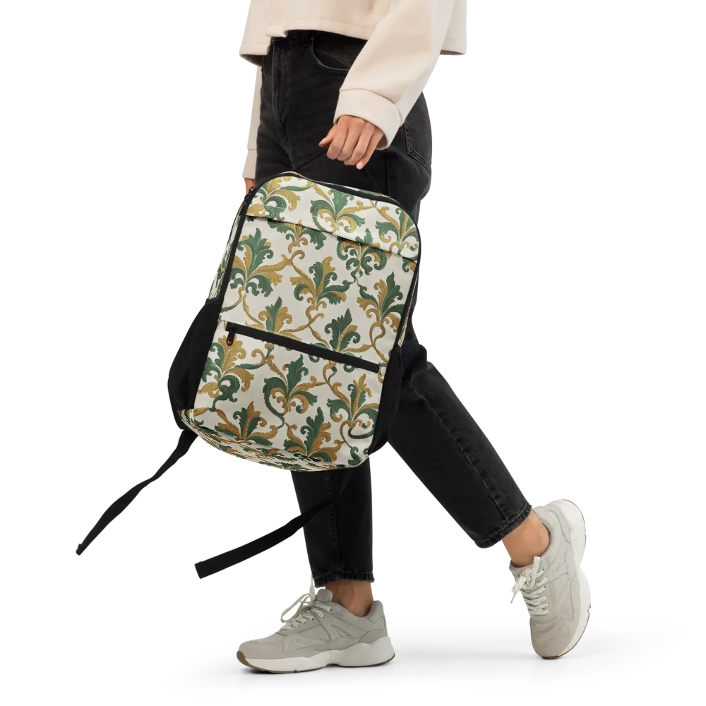 Olive Rocaille on Utility Backpack — Front