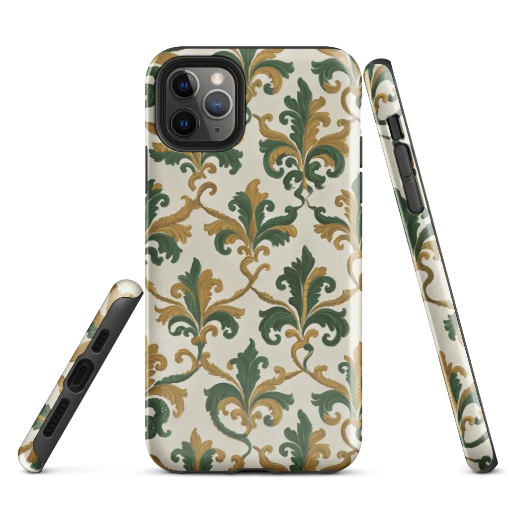 Olive Rocaille on Tough Case for iPhone® — Front