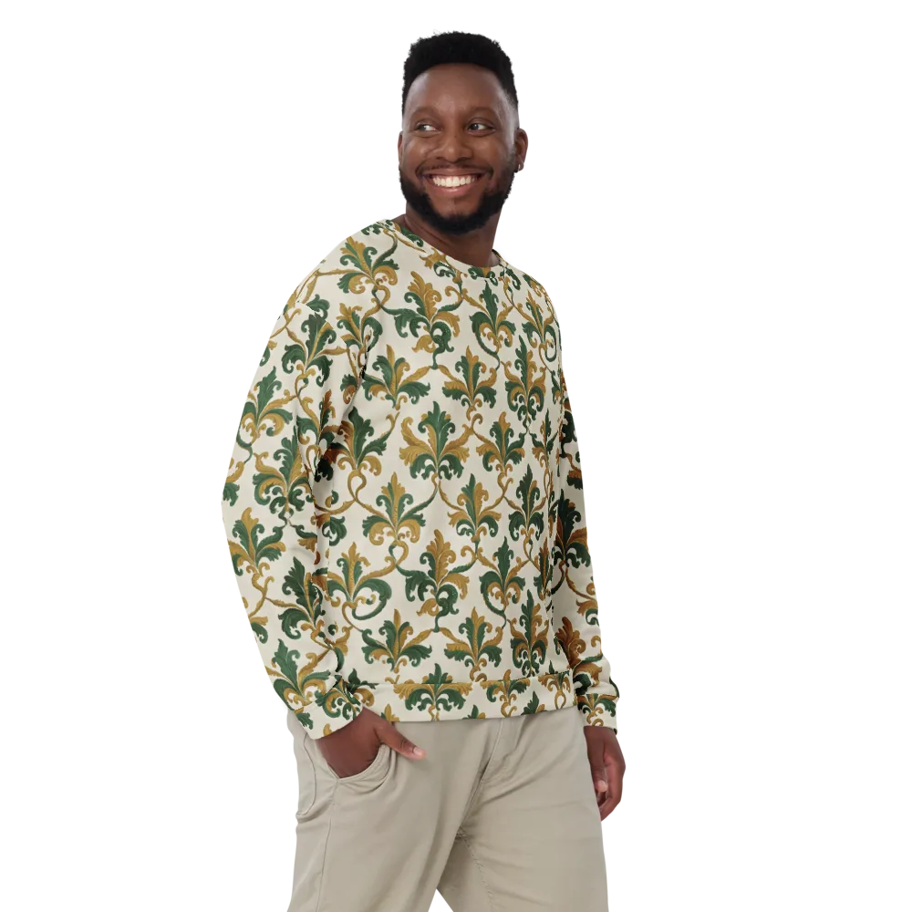 Olive Rocaille on Sweatshirt — Front