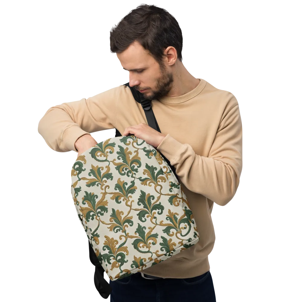 Olive Rocaille on Minimalist Backpack — Front