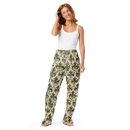 Olive Rocaille on a Women's Pajama Pants