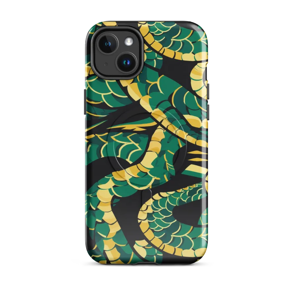 Jungle Ouroboros on MagSafe Tough Case for iPhone® — Front