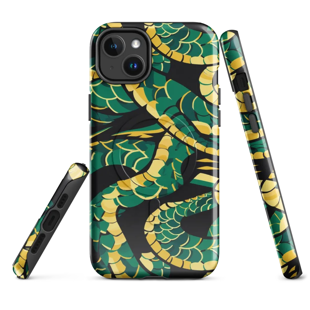 Jungle Ouroboros on MagSafe Tough Case for iPhone® — Front