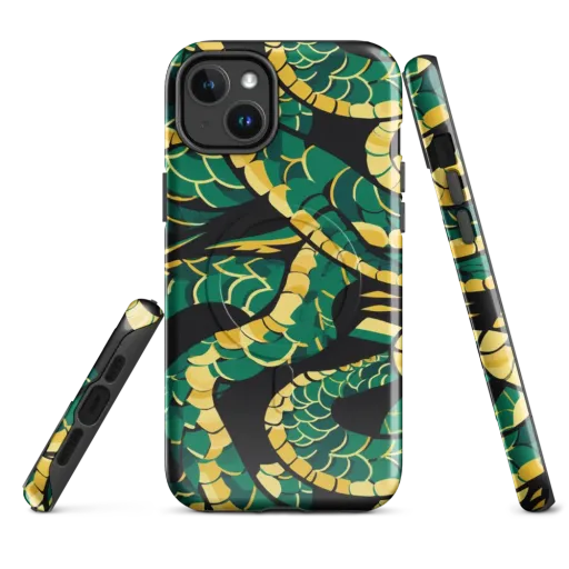 Jungle Ouroboros on a MagSafe Tough Case for iPhone®