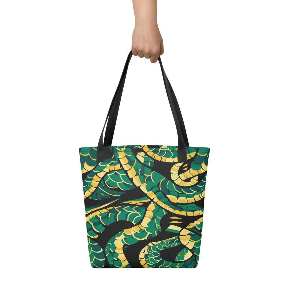 Jungle Ouroboros on Tote Bag — Front