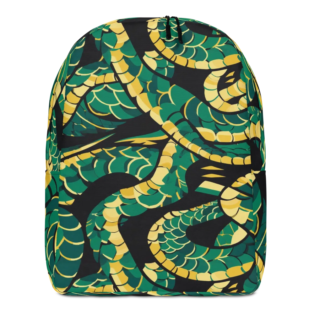 Jungle Ouroboros on Minimalist Backpack — Front
