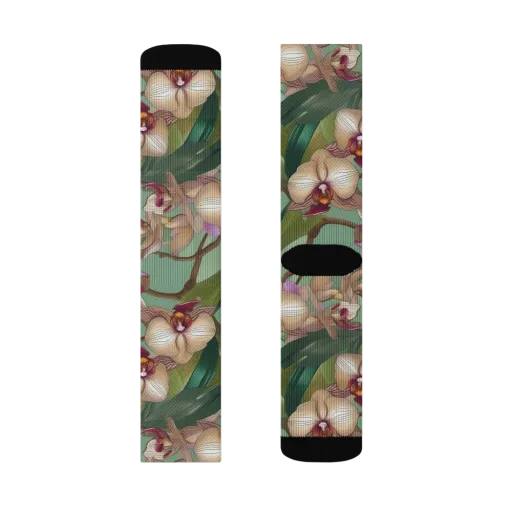 Mosslight Orchids on a Socks