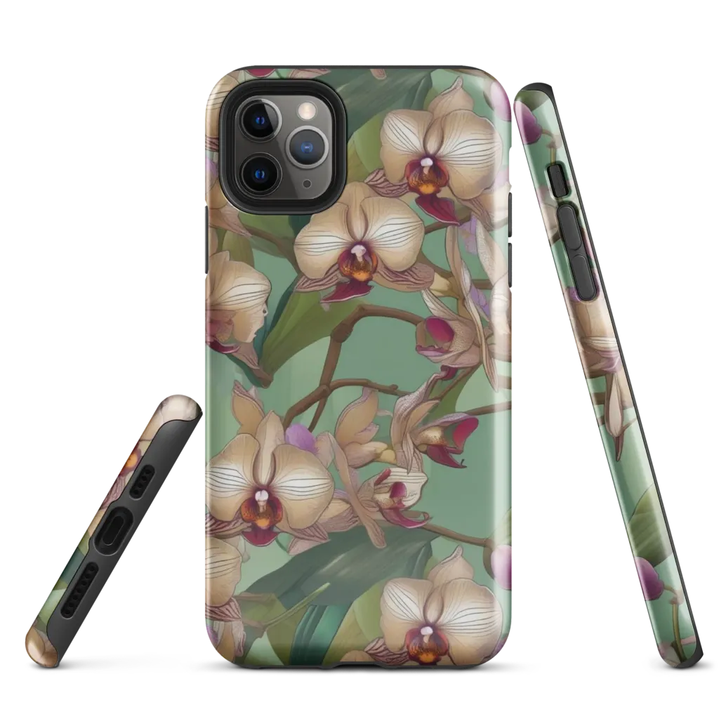 Mosslight Orchids on Tough Case for iPhone® — Front