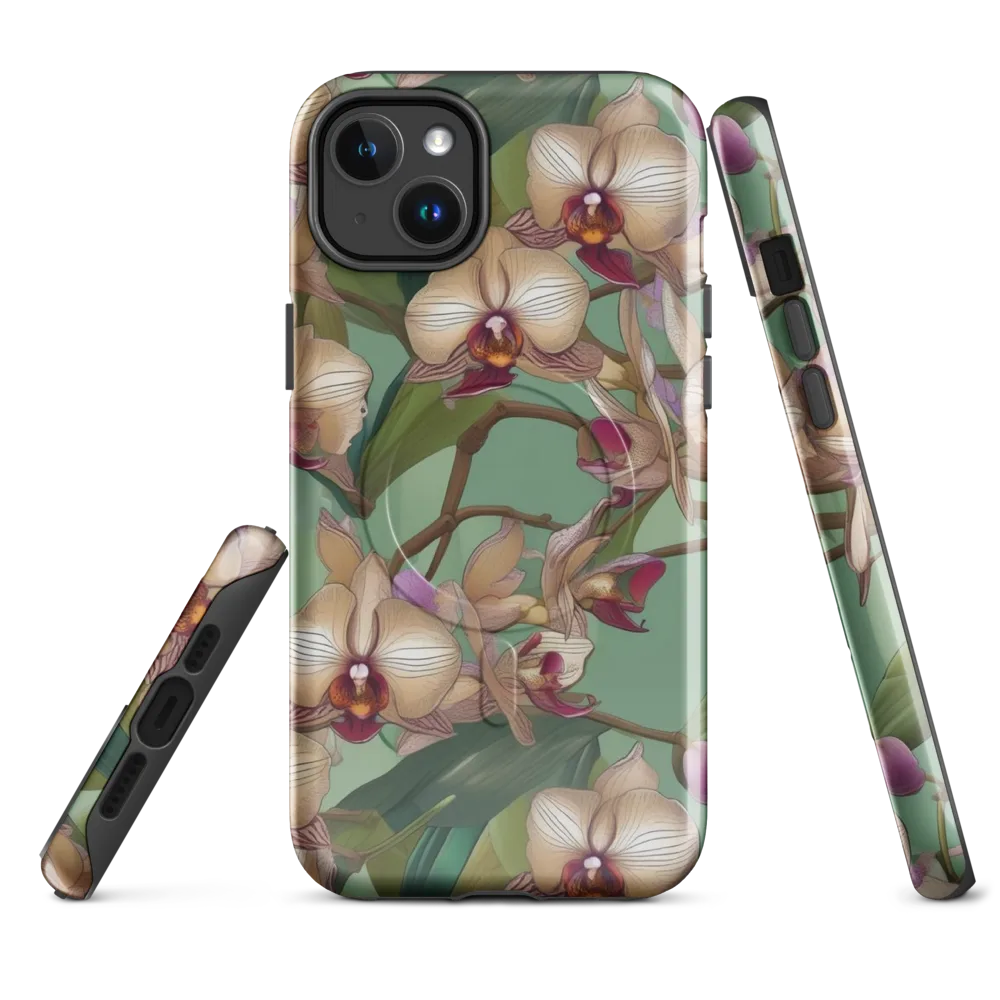 Mosslight Orchids on MagSafe Tough Case for iPhone® — Front