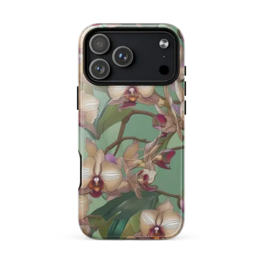 Mosslight Orchids on a MagSafe Tough Case for iPhone®