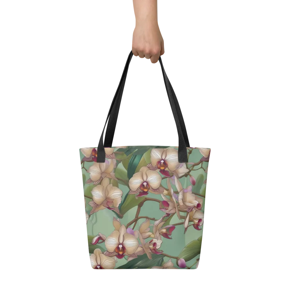 Mosslight Orchids on Tote Bag — Front