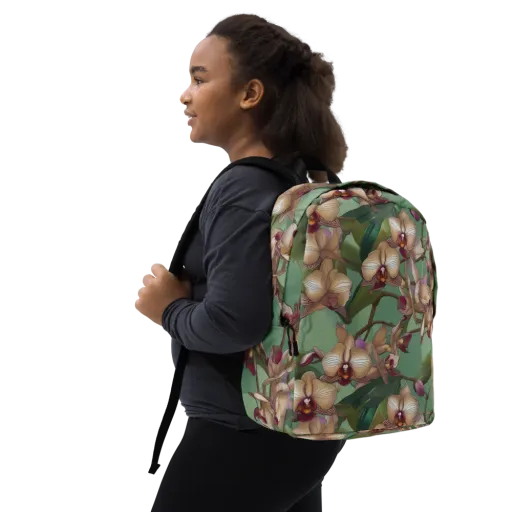 Mosslight Orchids on a Minimalist Backpack