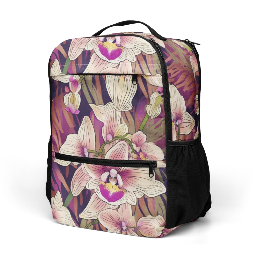 Midnight Orchid on Utility Backpack — Left Front