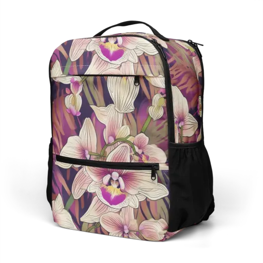 Midnight Orchid on a Utility Backpack