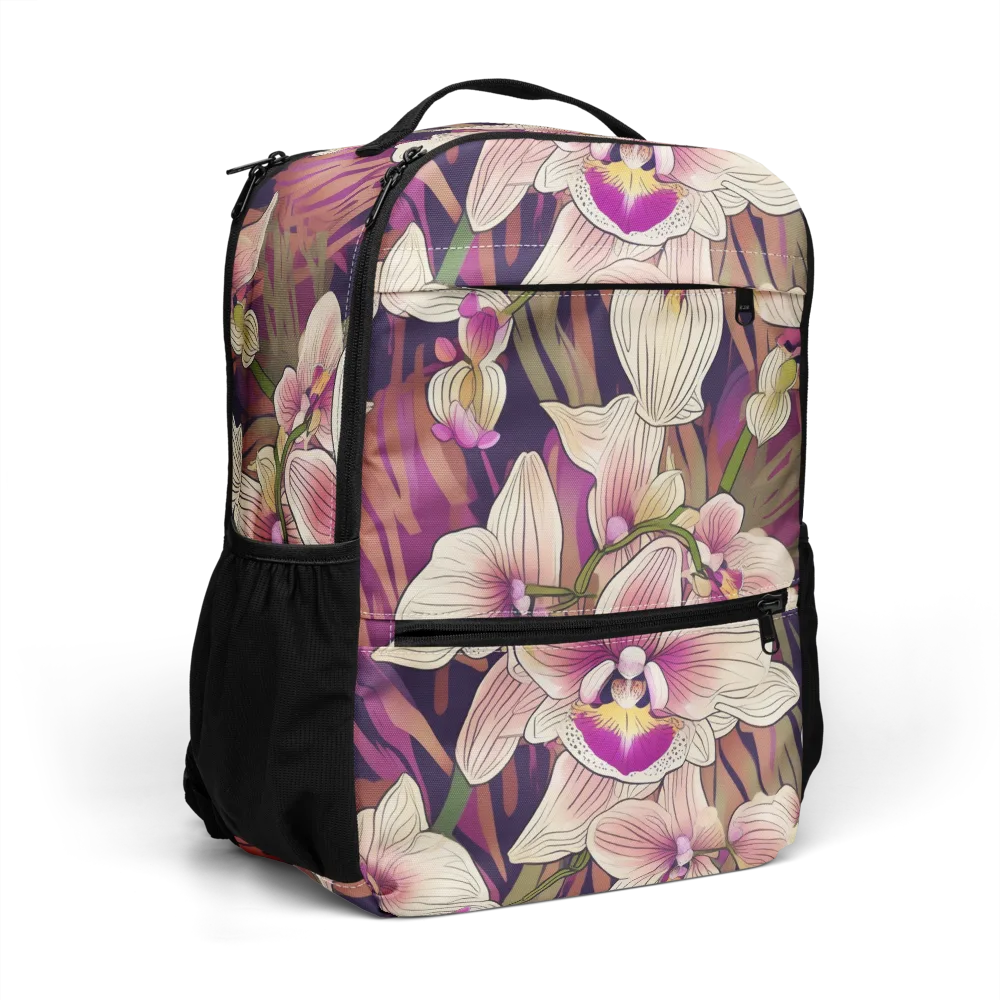 Midnight Orchid on Utility Backpack — Right Front