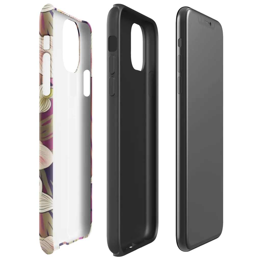 Midnight Orchid on Tough Case for iPhone® — Right