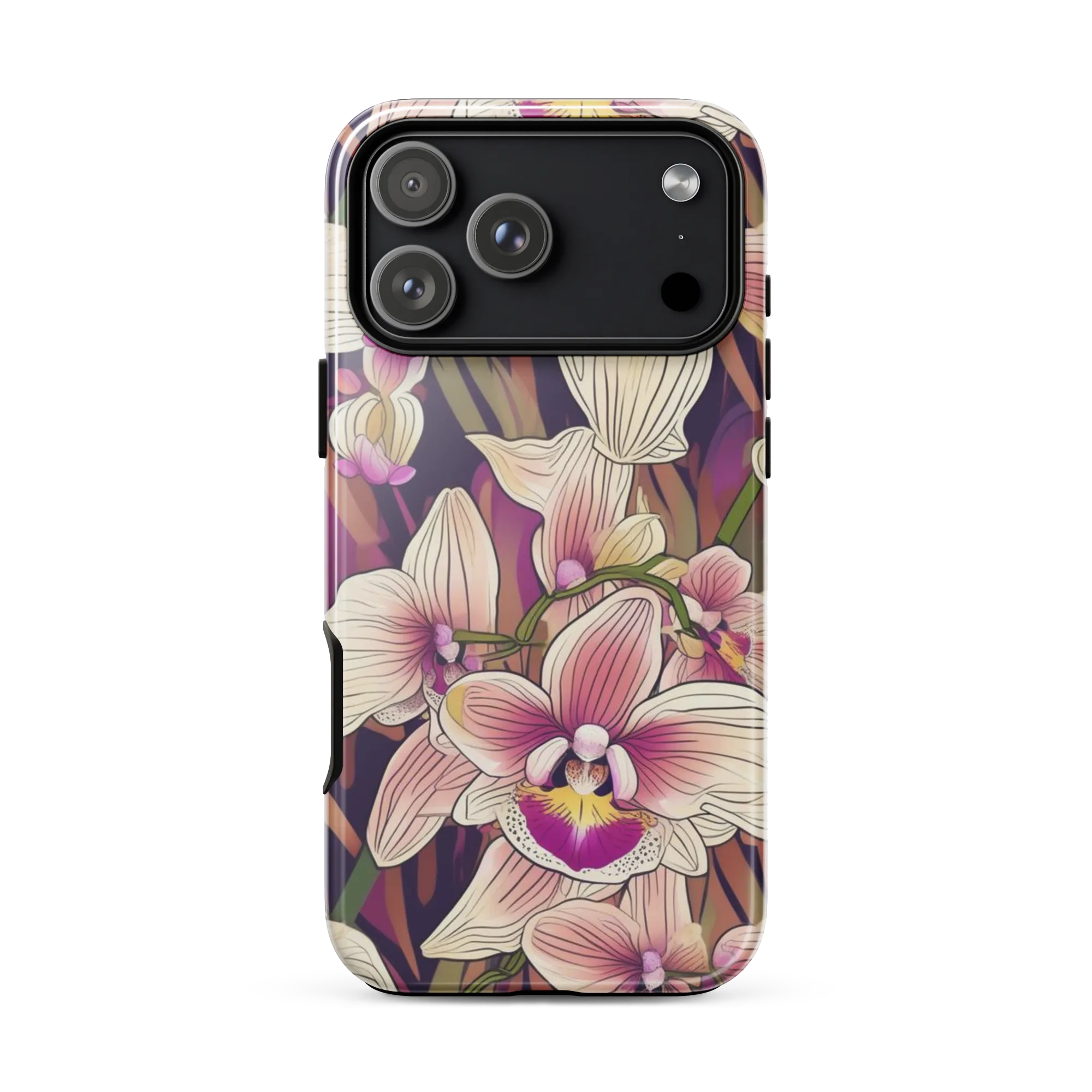 Midnight Orchid on Tough Case for iPhone® — Front
