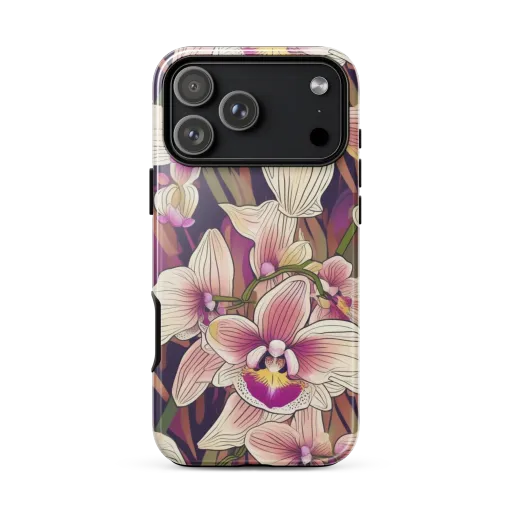 Midnight Orchid on a Tough Case for iPhone®