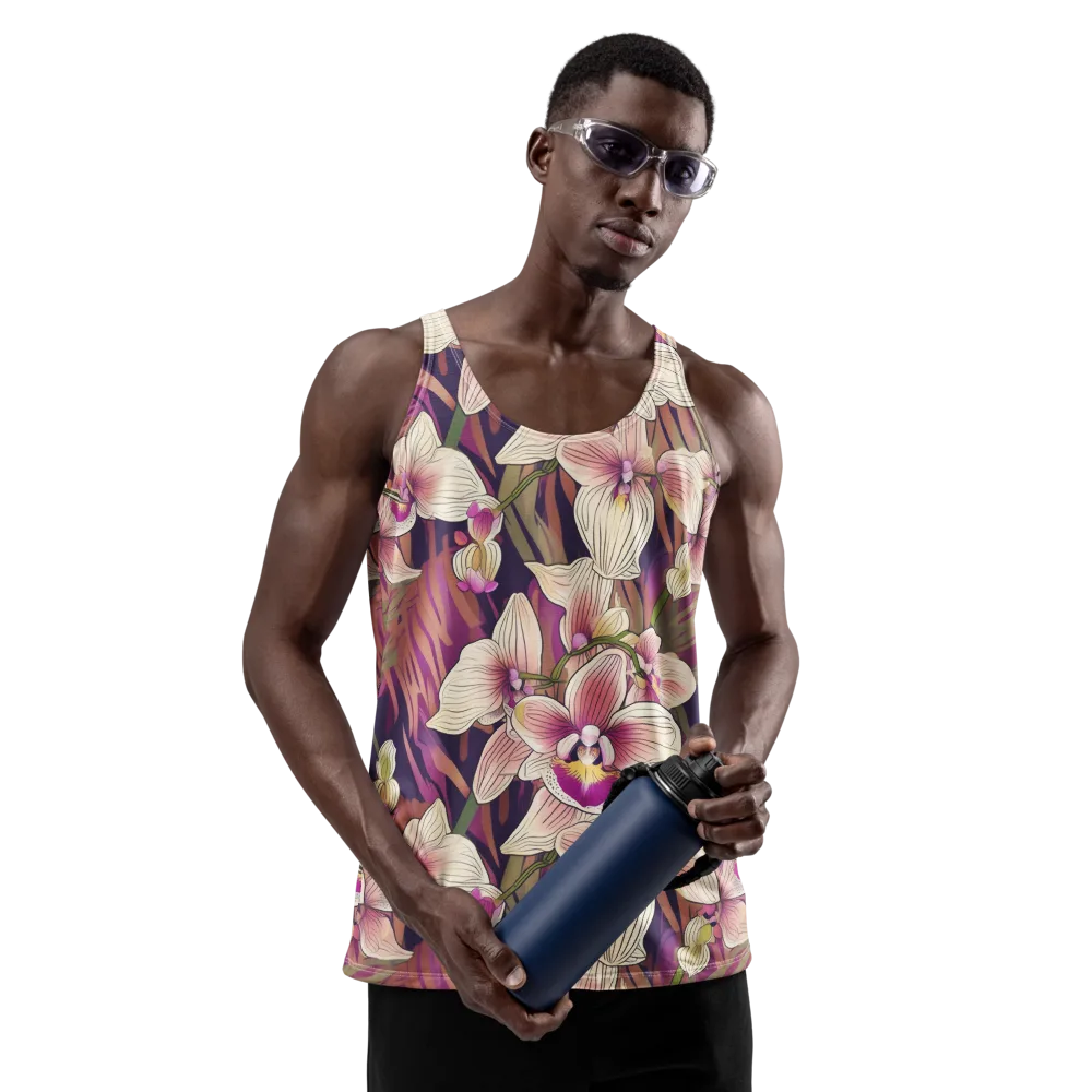 Midnight Orchid on Men's Tank Top — Front