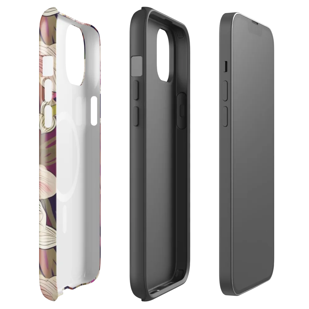 Midnight Orchid on MagSafe Tough Case for iPhone® — Front