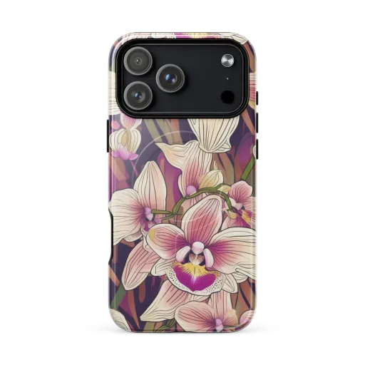 Midnight Orchid on a MagSafe Tough Case for iPhone®