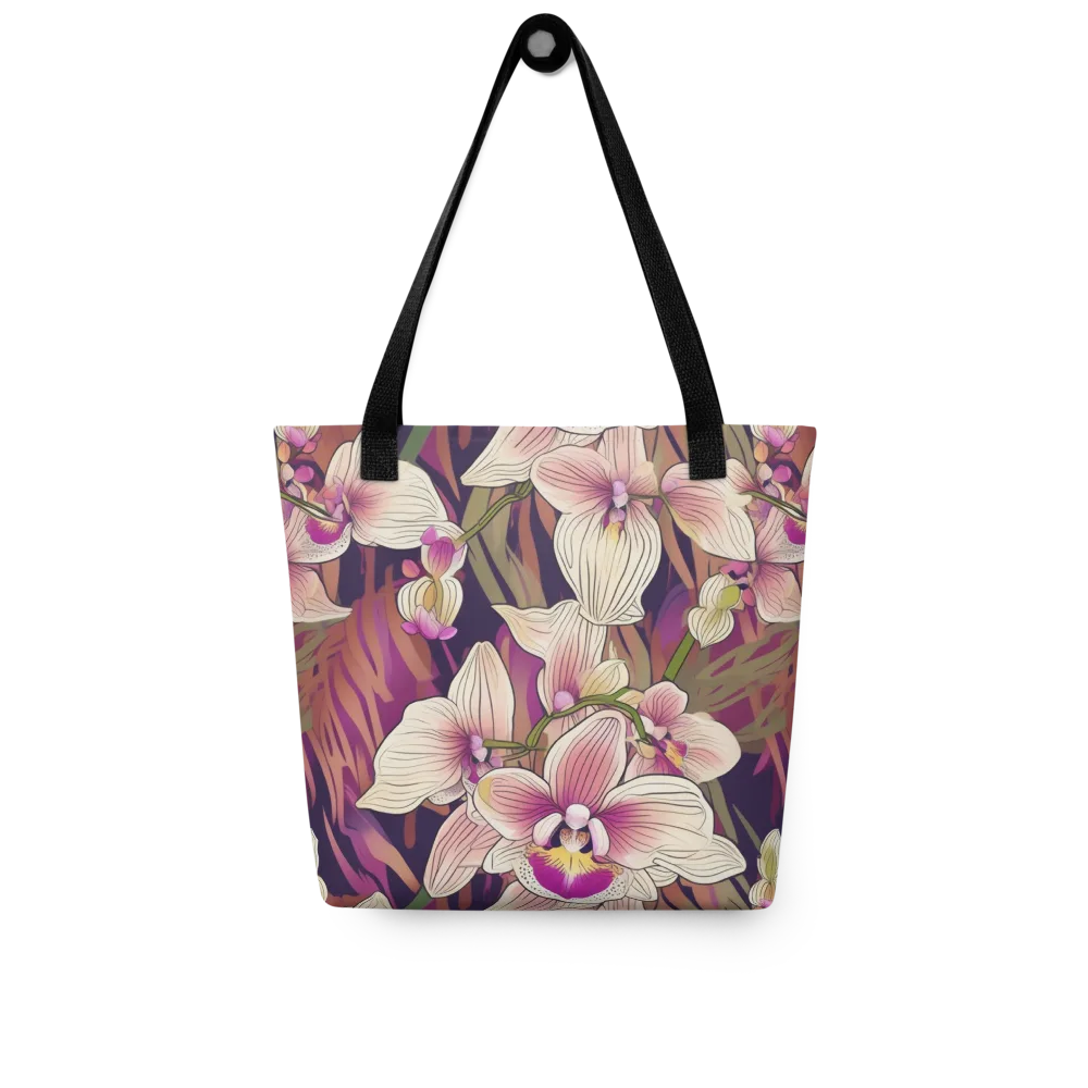 Midnight Orchid on Tote Bag — Front