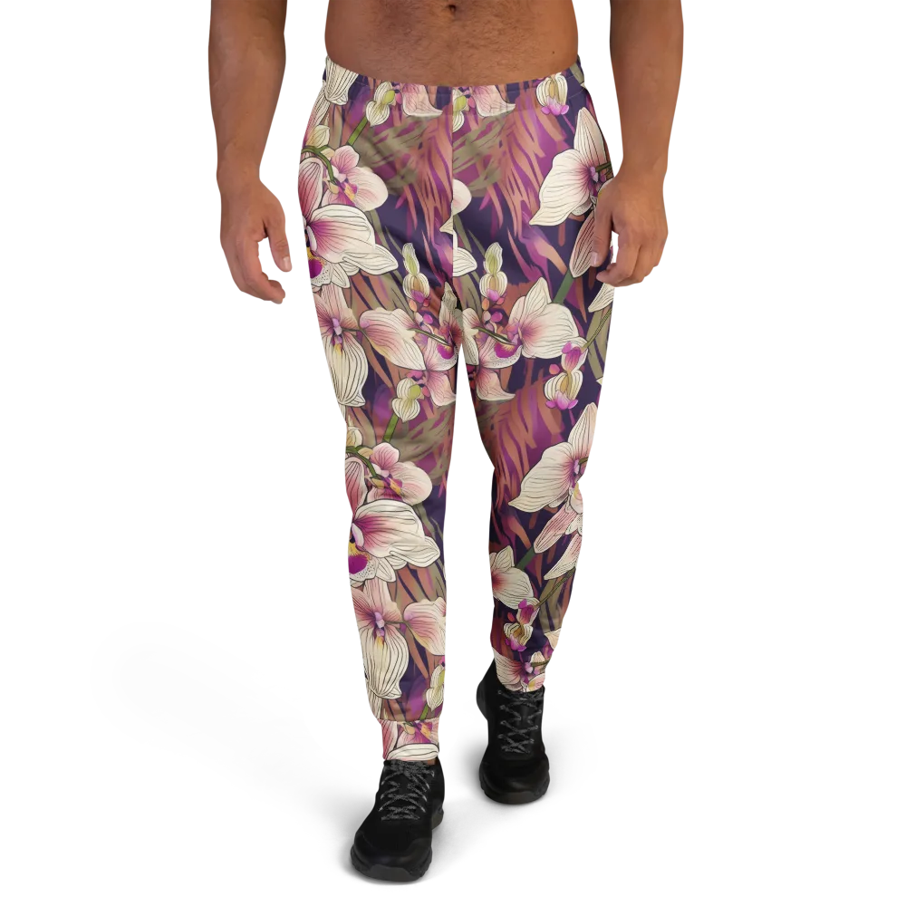 Midnight Orchid on Men's Joggers — Front