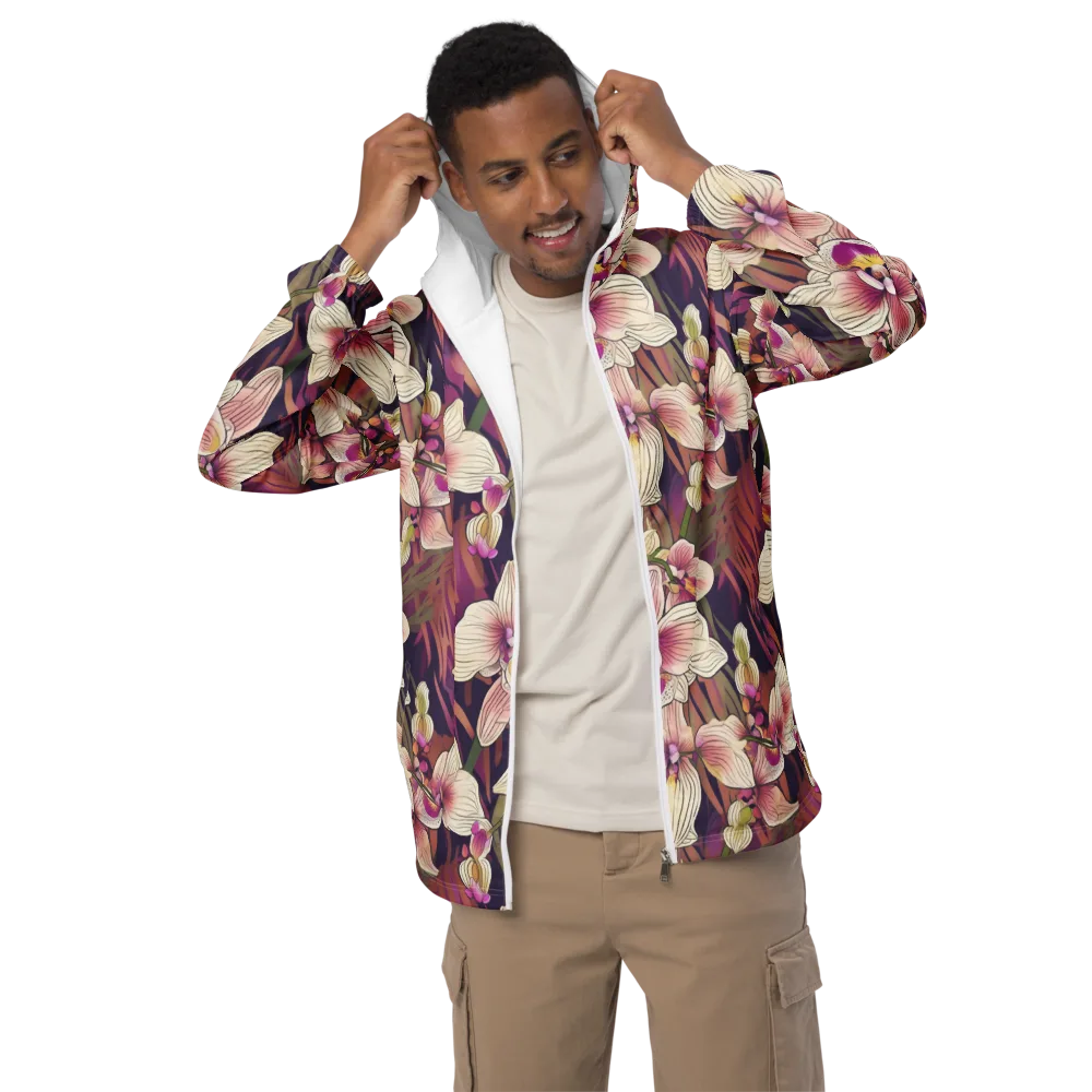 Midnight Orchid on Men's Windbreaker — Front