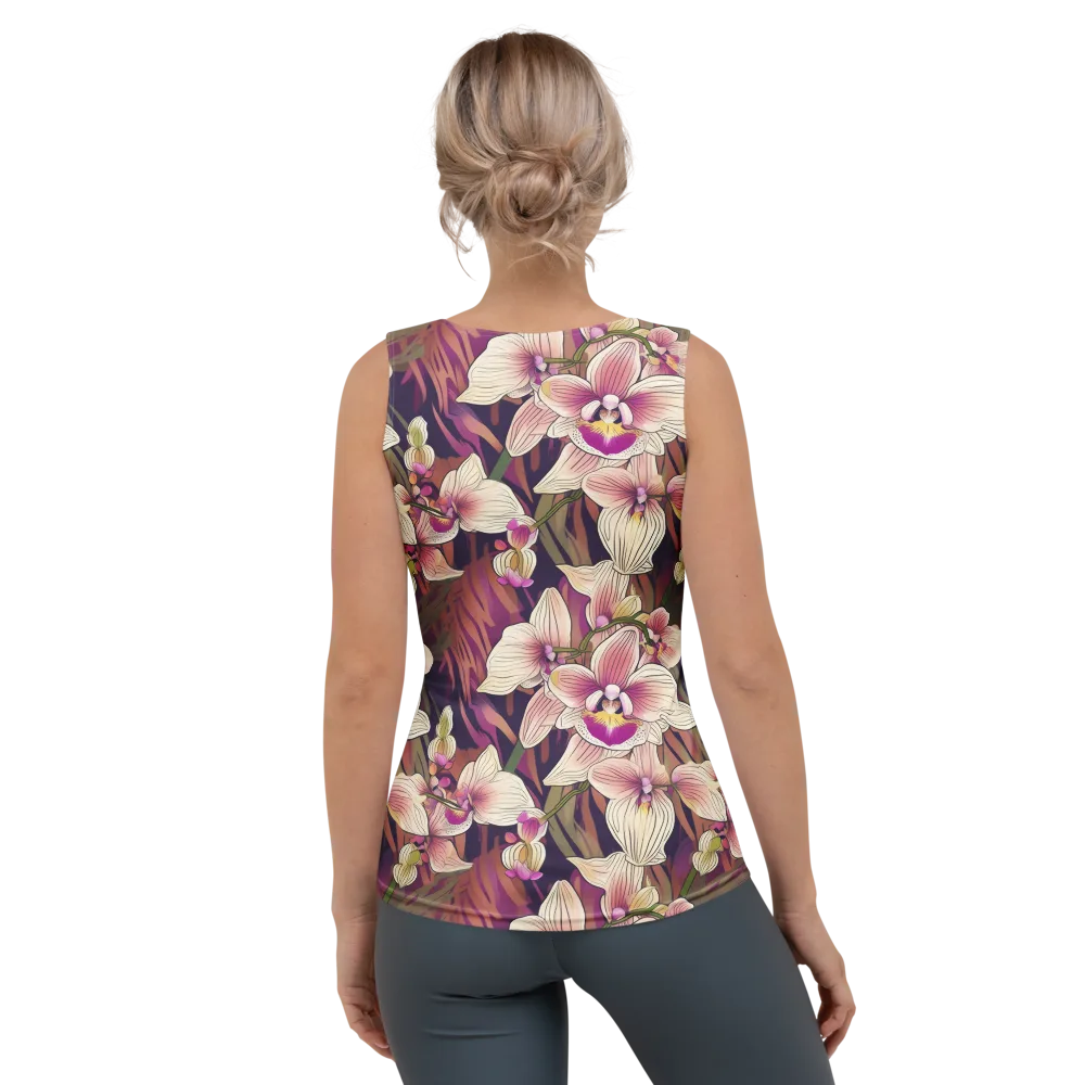 Midnight Orchid on Women's Tank Top — Back