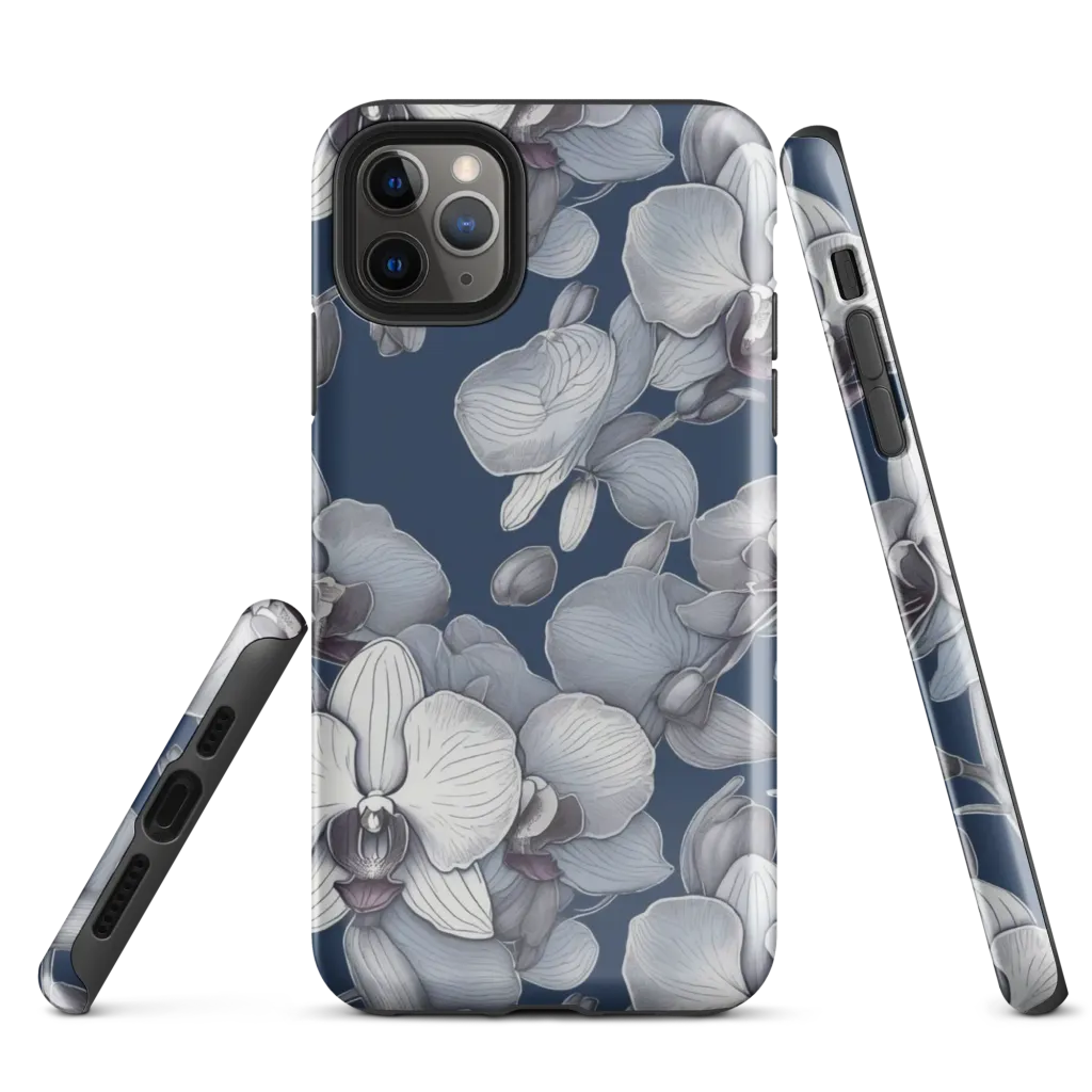 Blue Orchidarium on Tough Case for iPhone® — Front