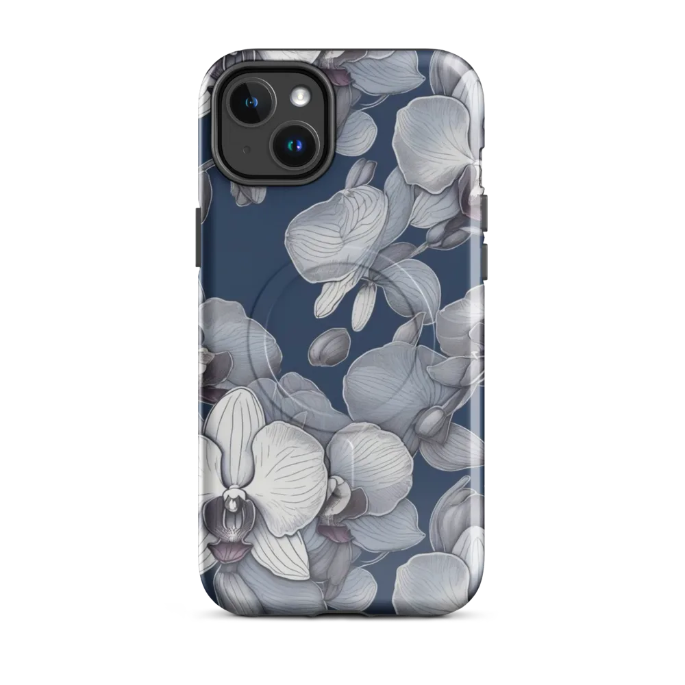 Blue Orchidarium on MagSafe Tough Case for iPhone® — Front