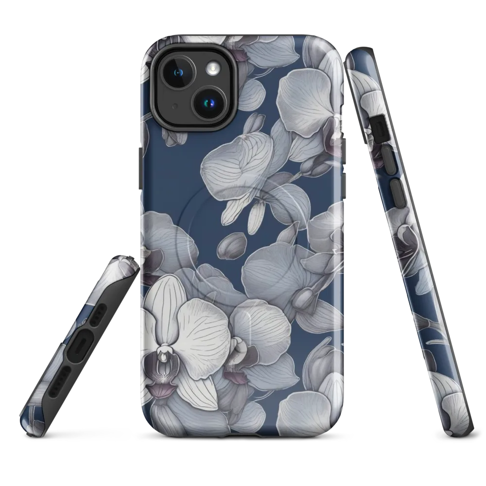 Blue Orchidarium on MagSafe Tough Case for iPhone® — Front