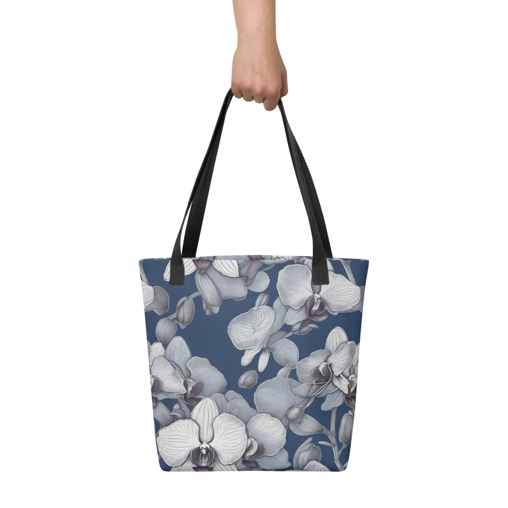 Blue Orchidarium on Tote Bag — Front
