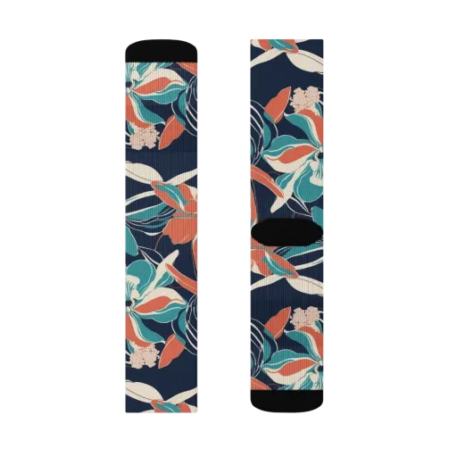 Tidal Blossoms on a Socks