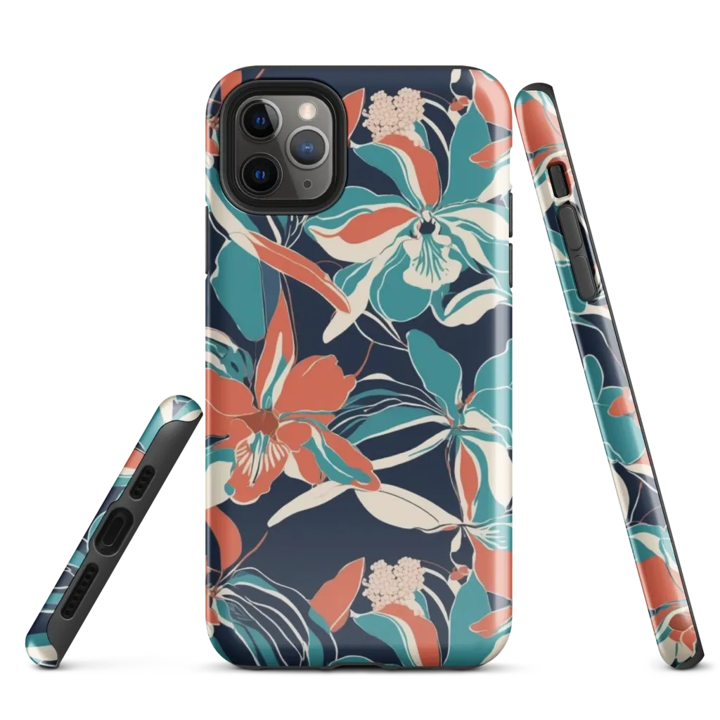Tidal Blossoms on Tough Case for iPhone® — Front
