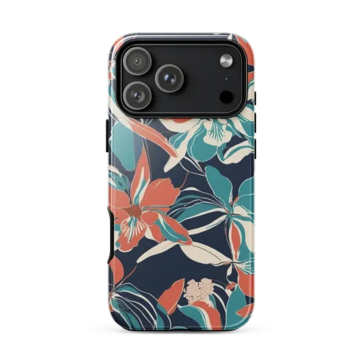 Tidal Blossoms on a Tough Case for iPhone®